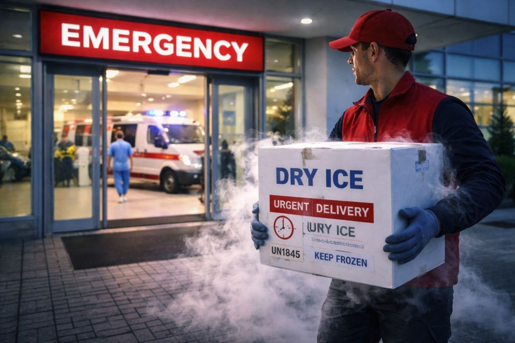 hielo seco hospitales