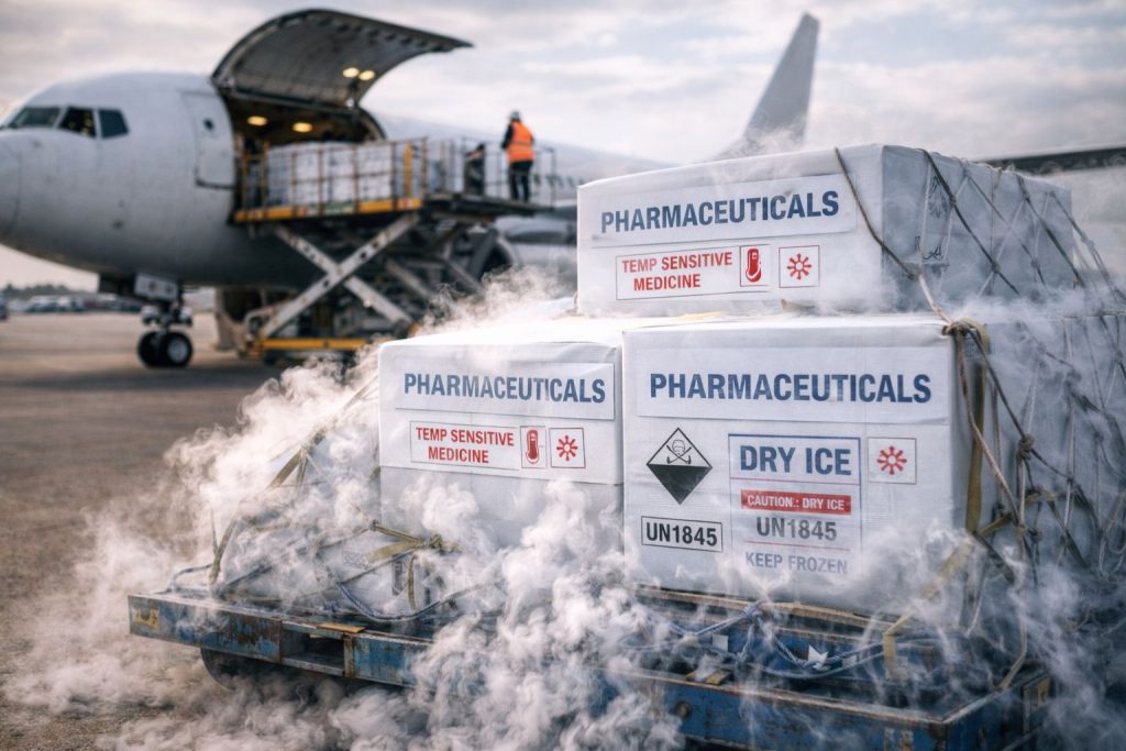 hielo seco medicinas y vacunas